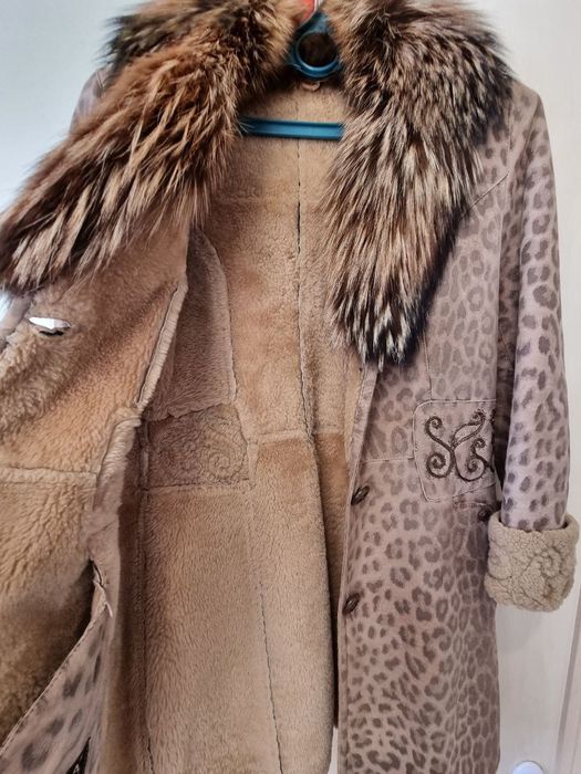 Женская турецкая дубленка