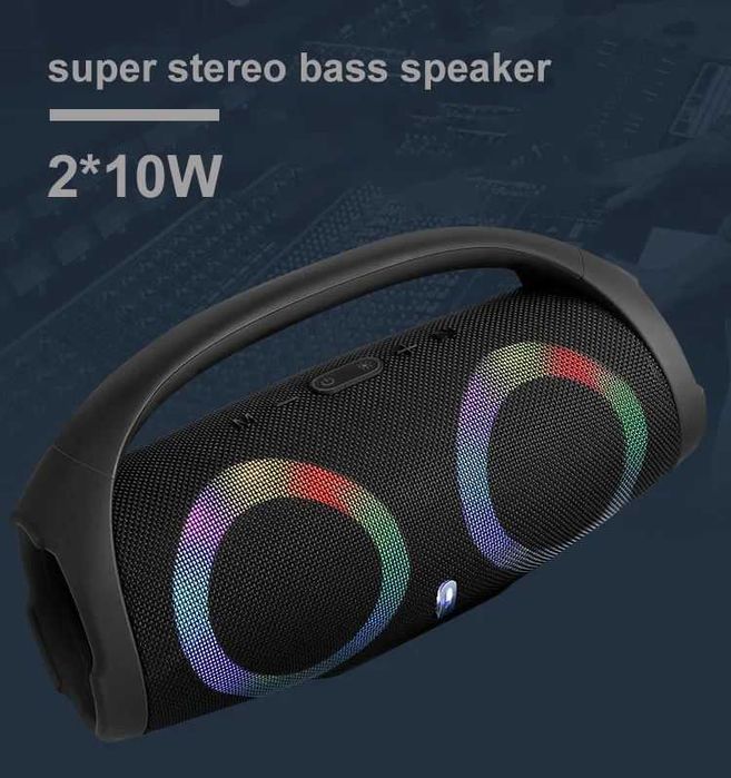 Boxa portabila activa Boom box 2 Bluetooth USB 2x10W