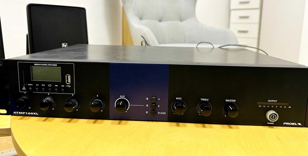 уредба - PROEL ATMP160XL професионален усилвател с миксер