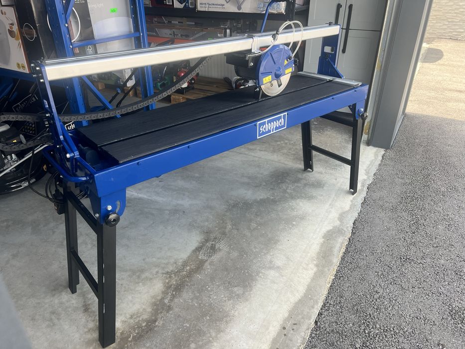 Машина за водно / мокро рязане на плочки и камък 1200mm, 1200W Scheppach FS4700