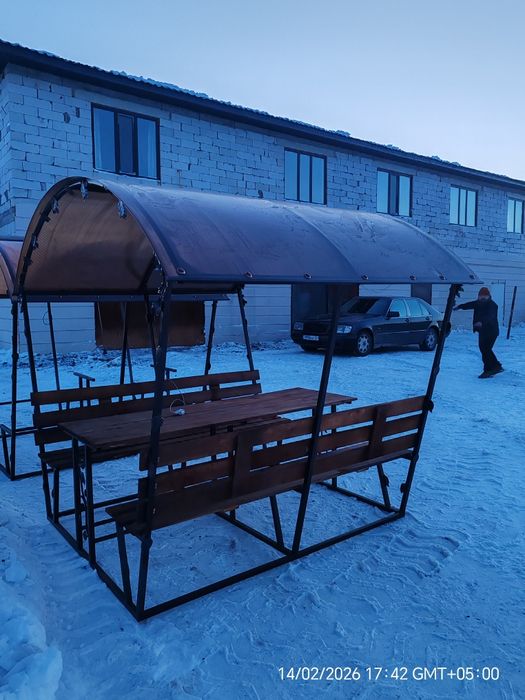 Новые беседки уличные.