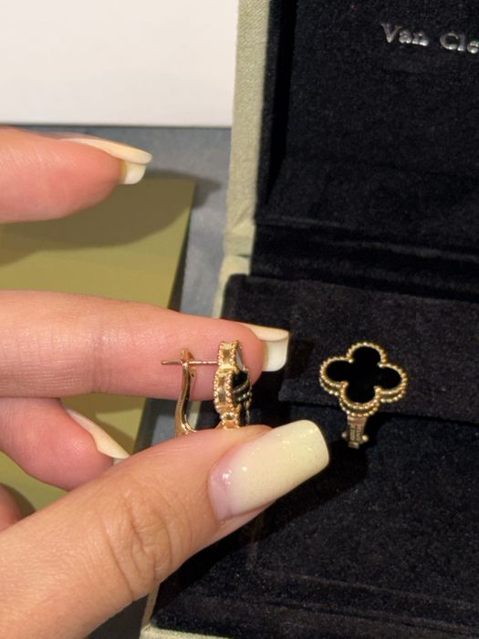 Van cleef серьги
