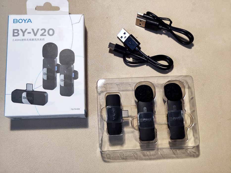 Беспроводной микрофон BOYA BY-V20 (V2.0) USB type-C