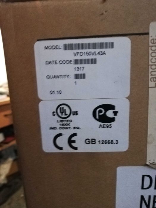 Честотно управление DELTA VFD150VL43A - 15.0 kW