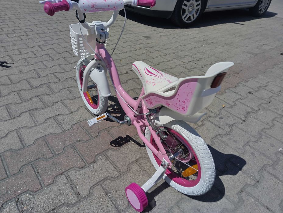 X Детски велосипед 14" FLOWER pinky