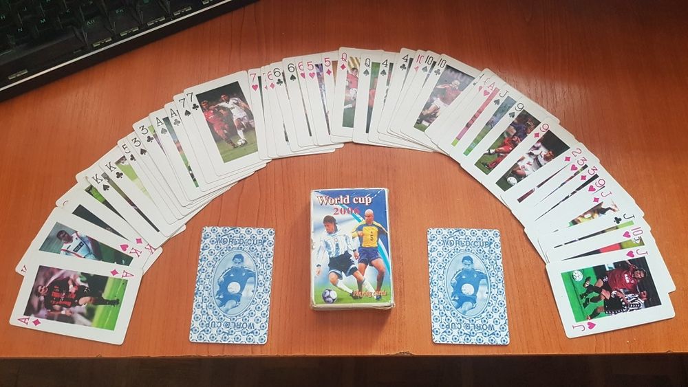 Colectie 52 carti joc cu fotbaliști World Cup 2006