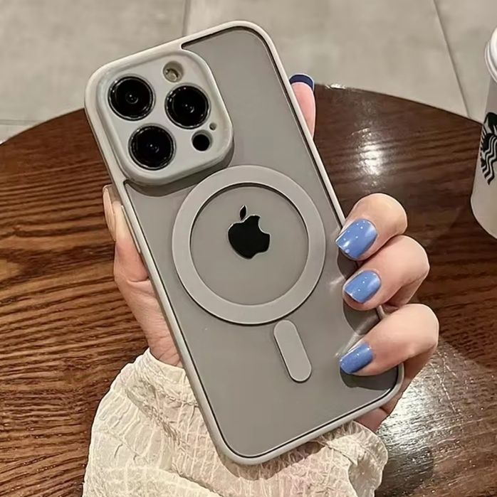 Силиконов кейс,гръб за IPhone 12,13,14,15, всички модели Magsafe 7цвят