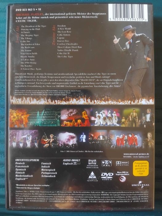 Michael Flatley – Celtic Tiger - оригинален DVD диск Майкъл Флетли