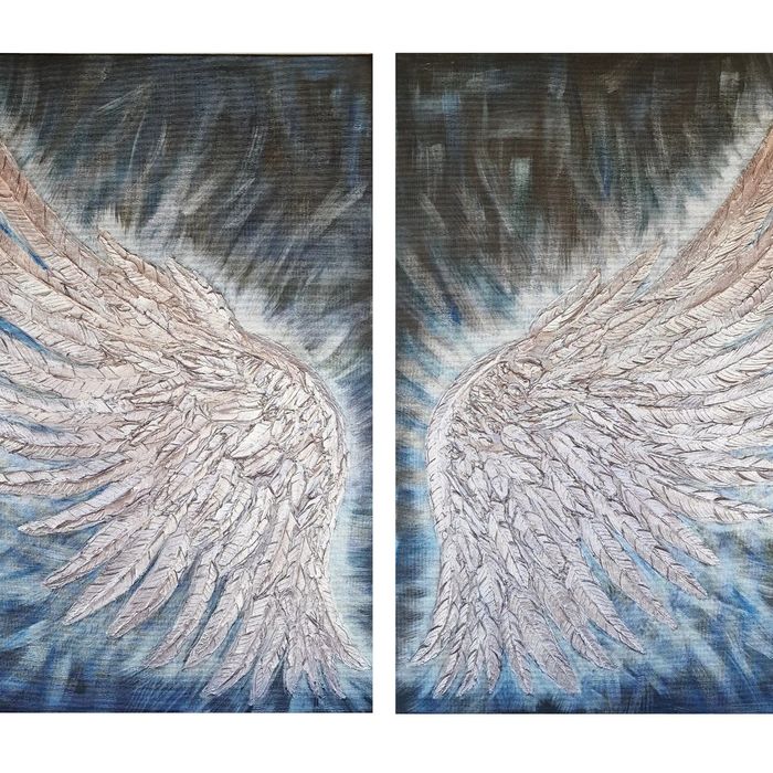 Aripi de înger - set două tablouri