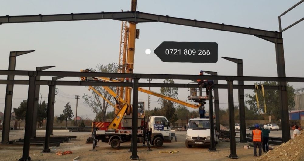 Structura metalica de pe stoc 12x30 conform proiect PT