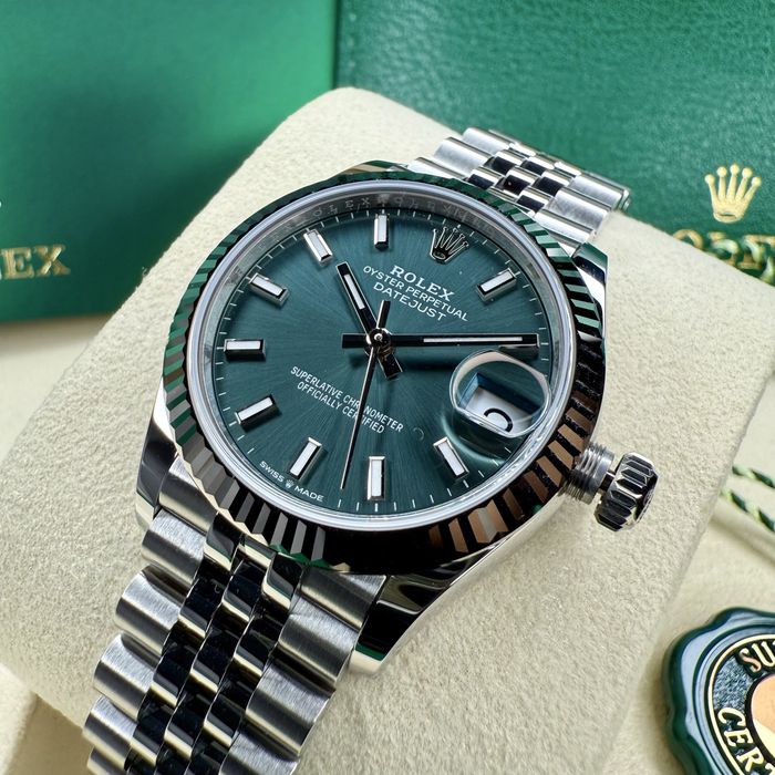 Rolex Lady Datejust Green Dial | PE STOC | Unworn | Super Jubilee | 31mm | 12500E | 278274 | 2026