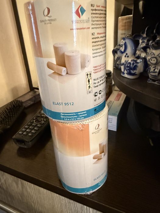 Бинт эластичный медицинский 5 м х 120 мм ср. растяж.