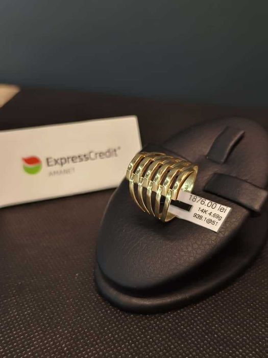 (AG51) Inel aur 14K 4.69g b939 - Garantie 2 ani!