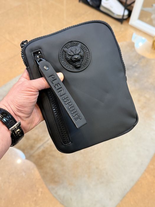 Черна чанта през рамо – Plein Sport