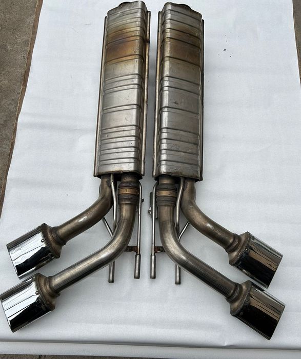 Выхлоп амг  гелендваген