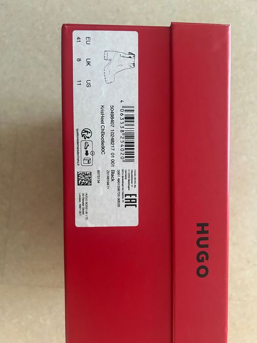 Продавам боти Boss, ест. кожа