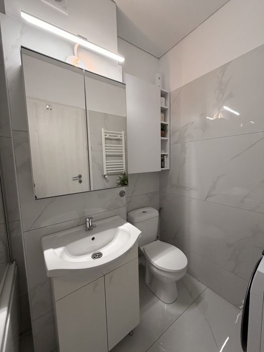 Garsonieră modernă, complet mobilată și utilată | Pollux Residence | Bloc 2024 | Chiajna