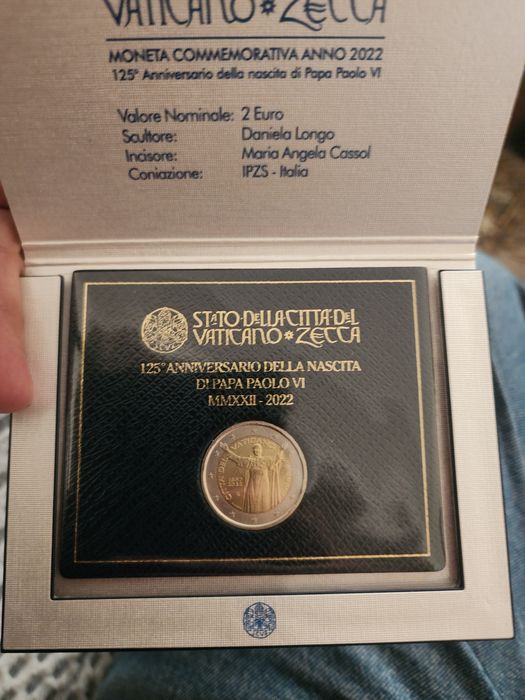 Нумизматика монеты 2 евро Ватикана