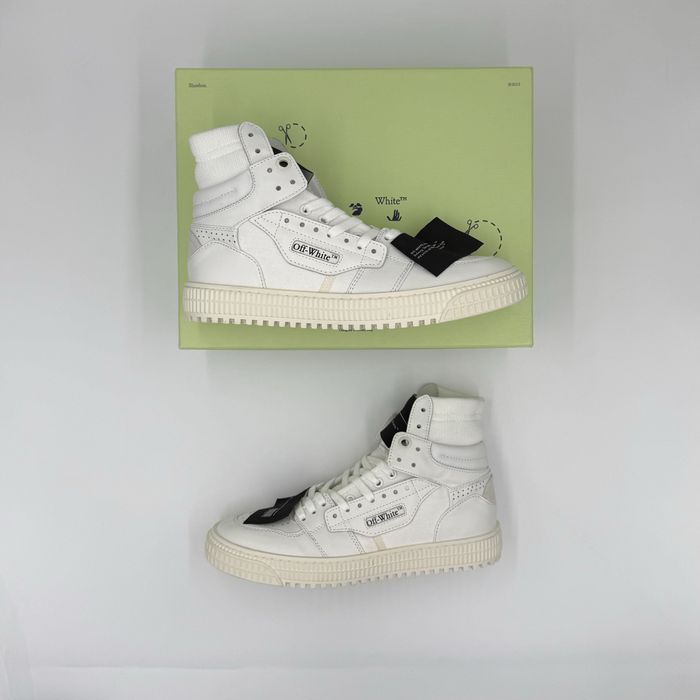 Off White 3.0 Court White/Albi - Marimea 43, Noi, Premium
