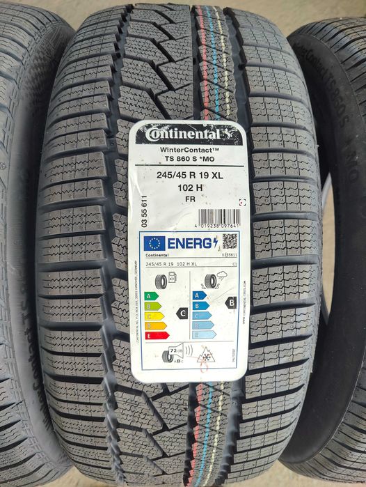 4 Нови зимни гуми 245/45R19 Continental WinterContact TS860S * MO XL FR 102H с борд