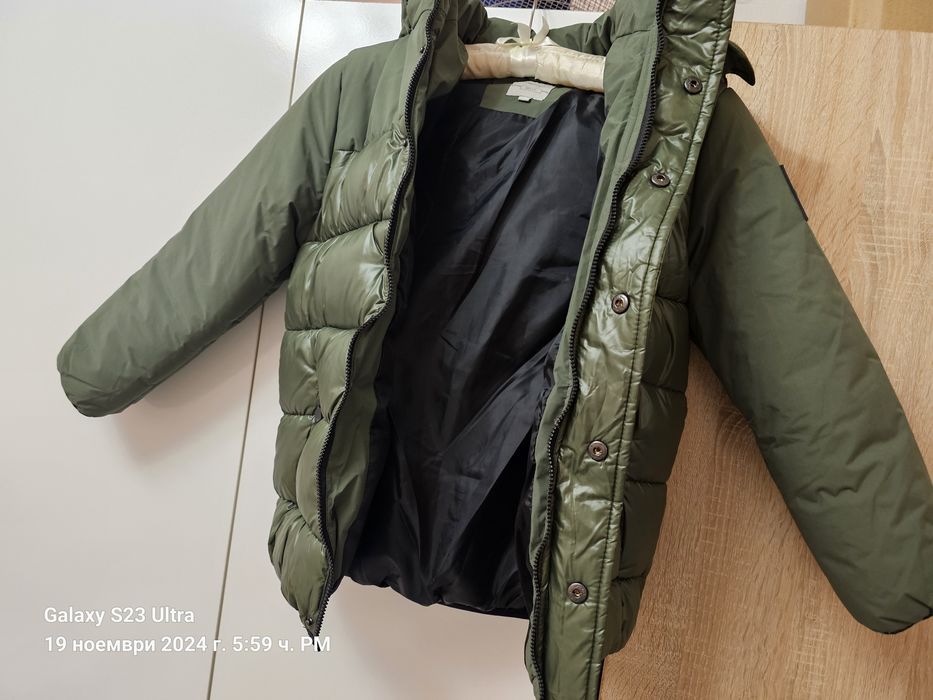 Детско ЗИМНО Яке със Сваляща се Качулка / Made in Italy *НОВО*