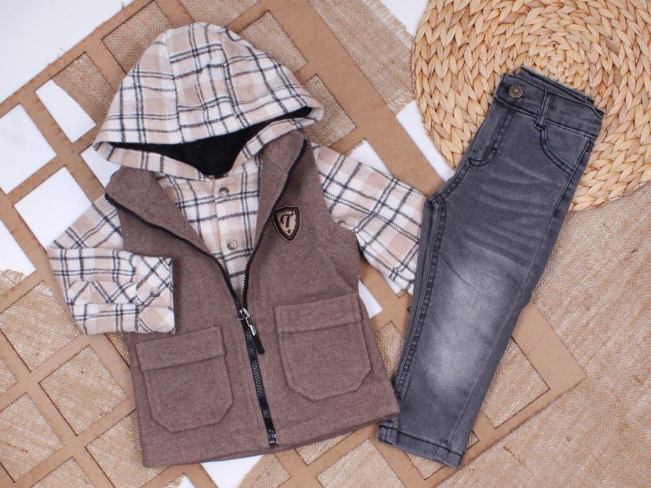 Bolajonlar uchun Turkiya kiyimlari 10 talik nabor va troykalar