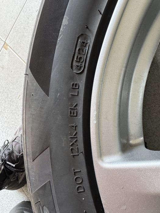 4 бр. летни гуми с алуминиеви джанти Mercedes – 225/55 R16