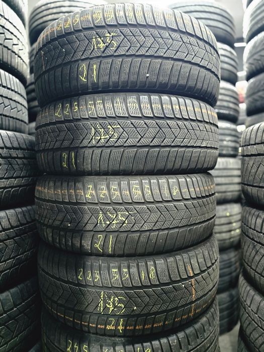 4x 225/55/18 M+S PIRELLI 2021 Stare excelentă