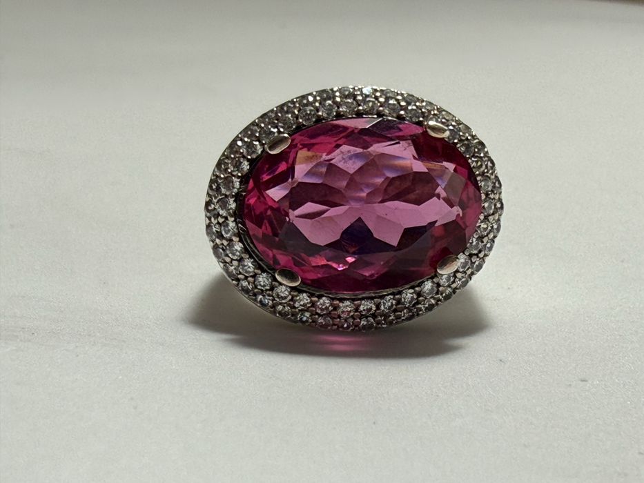 Inel superb din Argint 925 cu Spinel Roz
