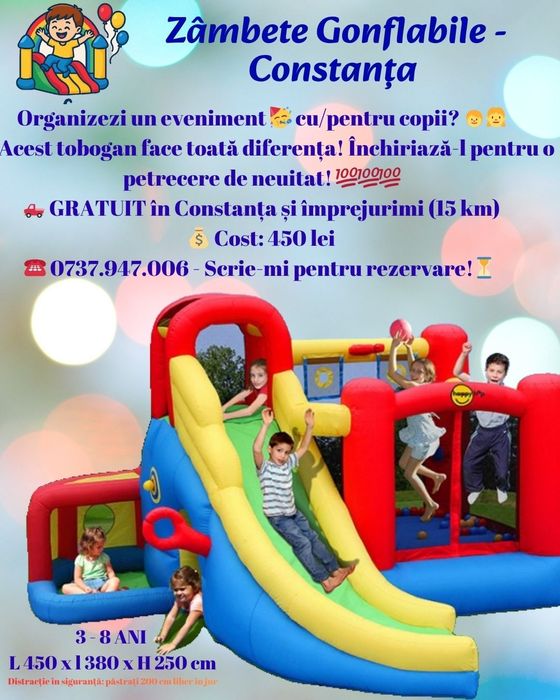 Inchiriere topogane gonflabile