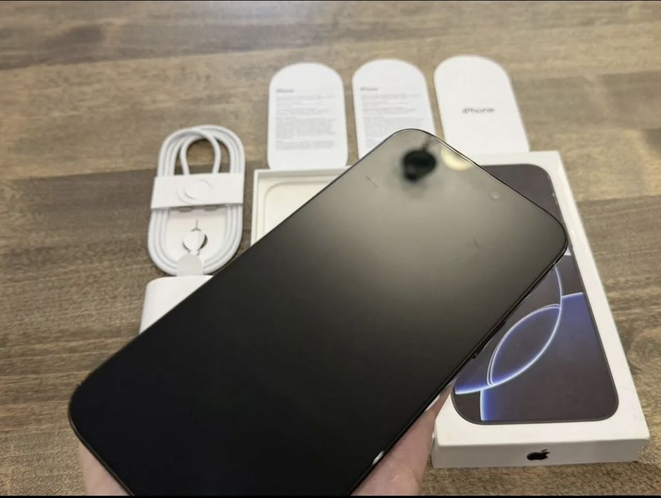 Iphone 16 pro max Black 256