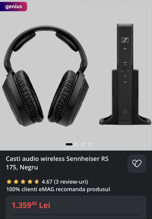 Casti wireless Sennheiser RS 175