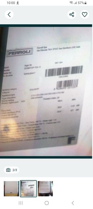 Piese Ferroli DOMITOP F24E