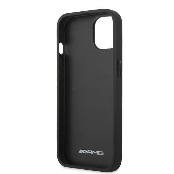 Amg amhcp13mblsca iphone 13 / 14 / 15 6.1" black hardcase with carbon