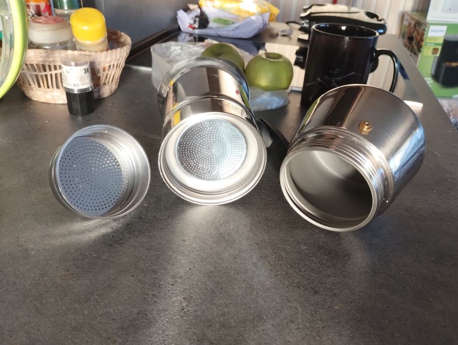 Нова кафеварка San Ignacio, стомана, 9 кафета