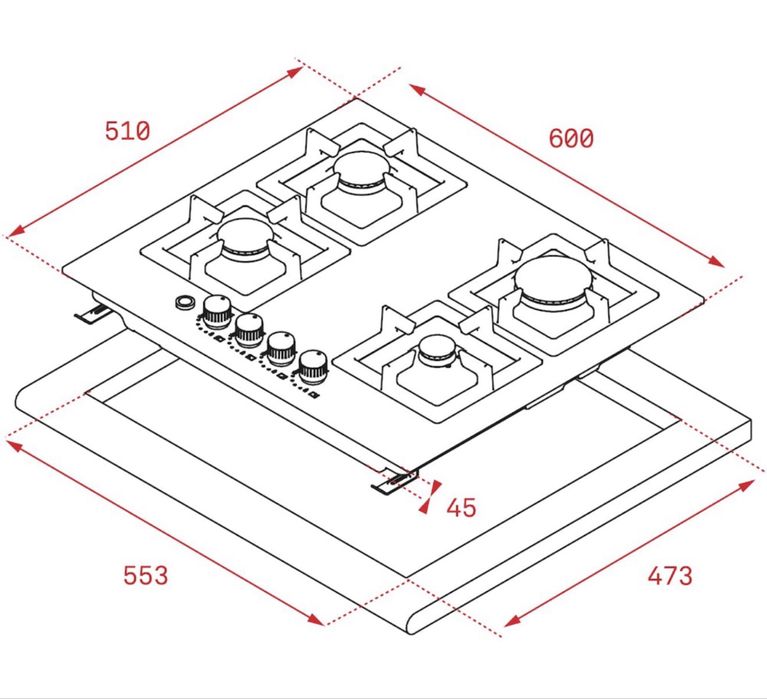 Газов котлон за вграждане