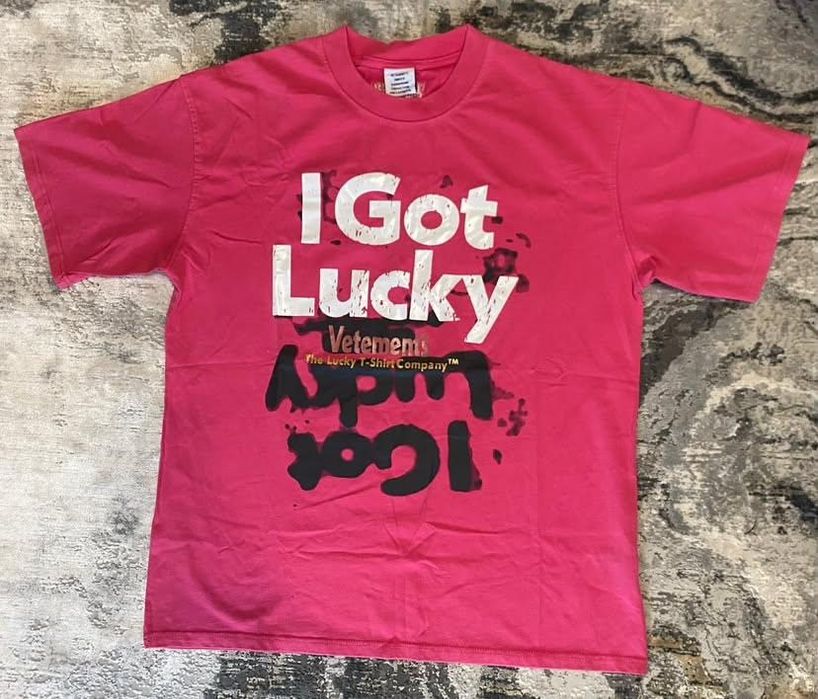 vetements i just got lucky