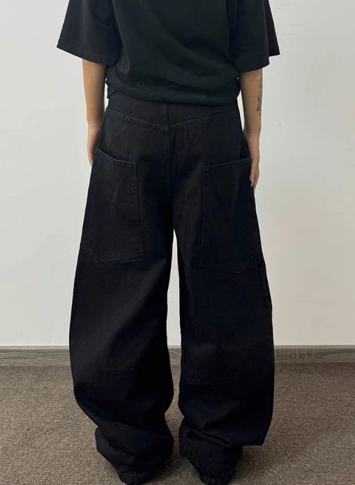 Черные джинсы Бэгги