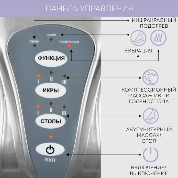 Массажер для ног 9 функционной Доставка бесплатно