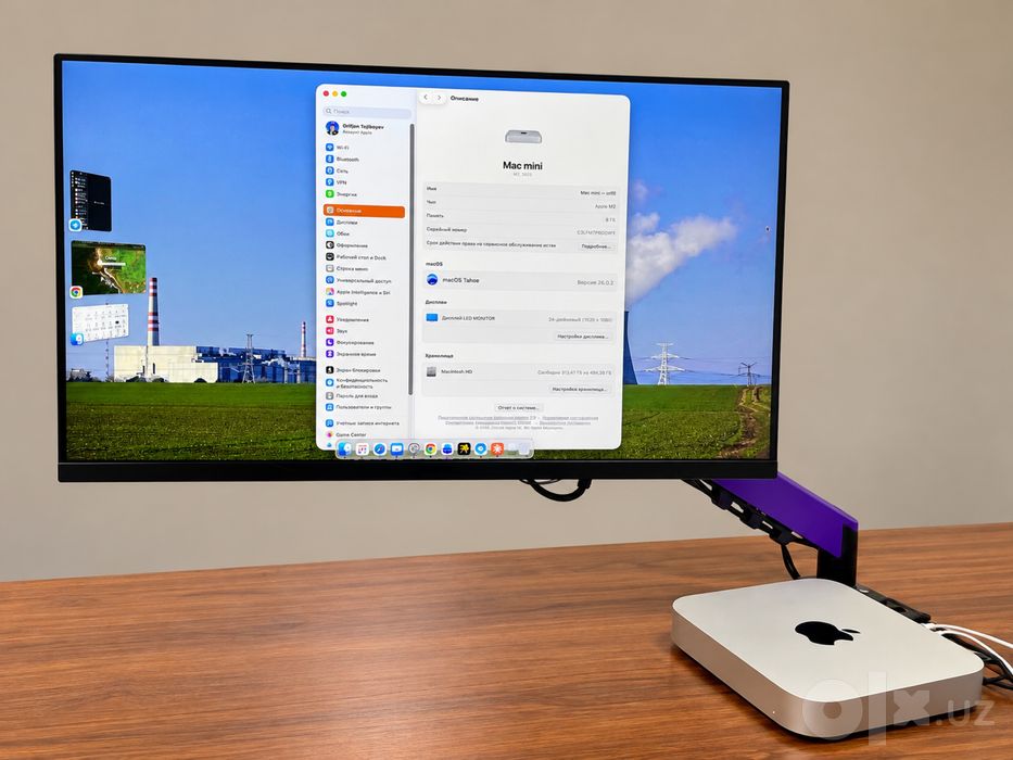 Mac mini 8/512 + монитор 24” и аксессуары (бонусом)