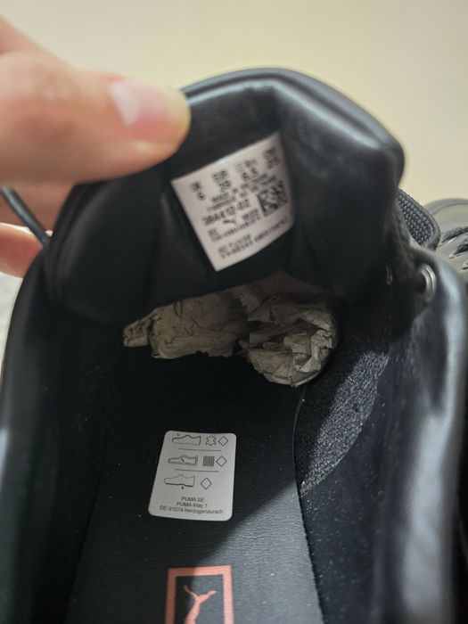 Adidași Puma Mayze Stack Negri, marima 39, piele naturala