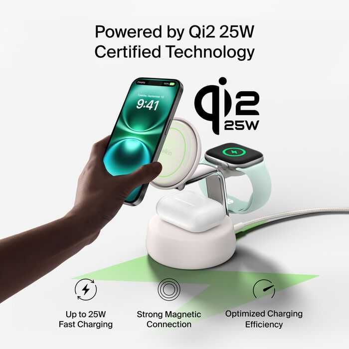 Belkin 3-in-1 — Универсальная Магнитная Станция 25W. Есть доставка
