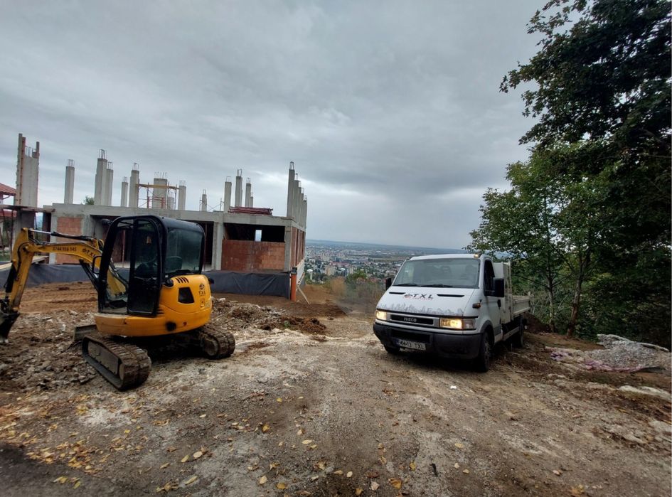 Inchiriem utilaje cu operator: excavator, dumper, cilindru etc