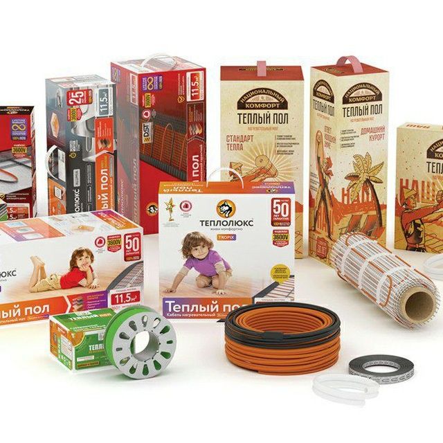 Электрический тёплый пол под кафель под стяжку