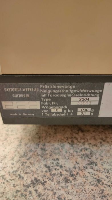 Професионални везни Sartorius 2204 Нова цена 800 на 500лв