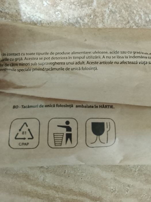 Tacamuri de unica folosinta