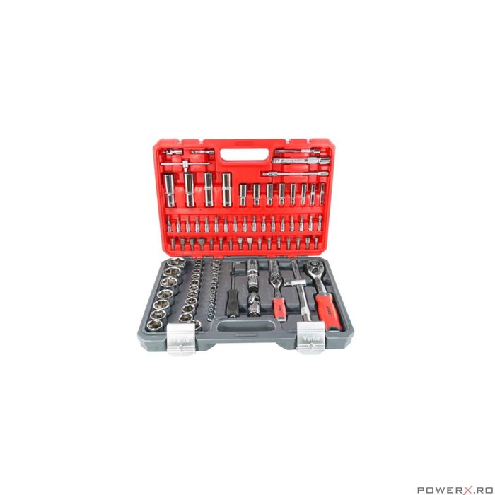 Trusa chei 94 piese scule, chei, tubulare, profesionale Verke