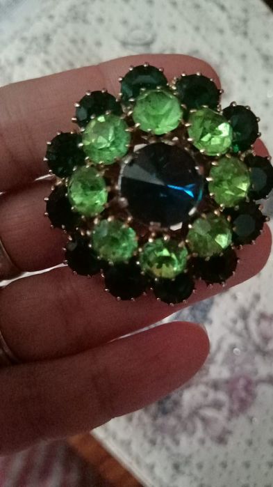 Брошь СССР яблонекс Чехословакия объемная