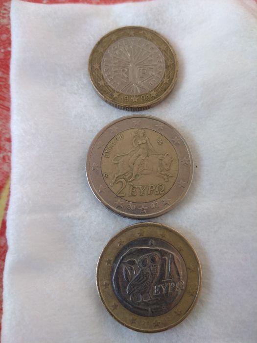 Евро монети редки
