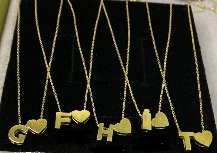 Золотая нежная цепочка буква 585 проба  Есть доставка